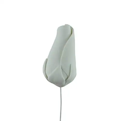 Cake Company Feinzuckerrosen/ Knospe 12 STÜCK weiß 1er Pack (1 x 43 g)