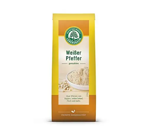 Lebensbaum Pfeffer Weiß, gemahlen, 50 g