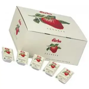 Darbo - Fruchtaufstrich 100 Portionen - Erdbeer - 100 x 25 g