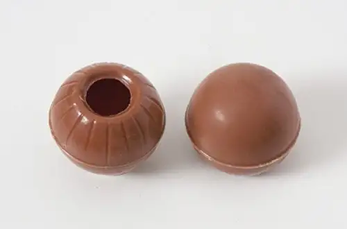 63 Stk. Schokoladentrüffel Hohlkugeln - Pralinen Hohlkörper Vollmilch