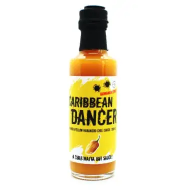 Caribbean Dancer Chilisauce (Mango Gelber Habanero) // Schärfegrad: 7 von 10 // Inhalt: 100 ml.