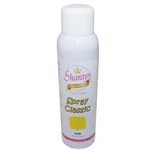 Farbspray Classic GELB 150 ml Lebensmittelfarbe, Deko, Spray SHANTYS