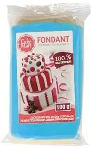 CAKE MART Fondant, Hellbau, 100 g
