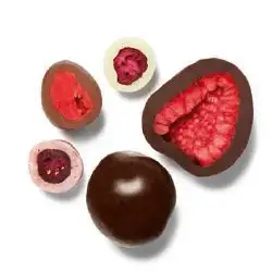Naturkost Schulz - Bio Beeren Mix in dreierlei Schokoladen, Fairtrade (500g)