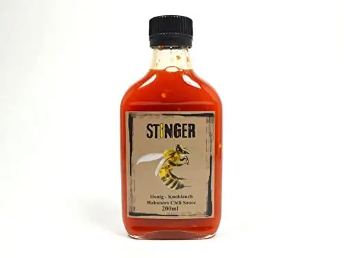 Suicide Sauces - Stinger - Habanero Chili Sauce - Hot Sauce - 200ml