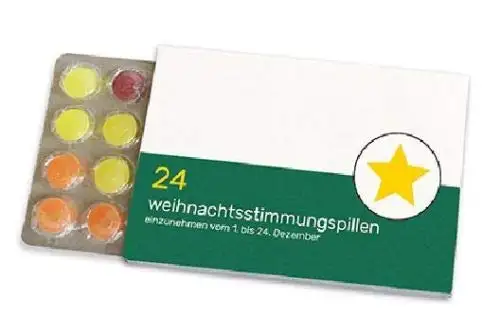 24 Weihnachtsstimmungspillen, Mini Adventskalender