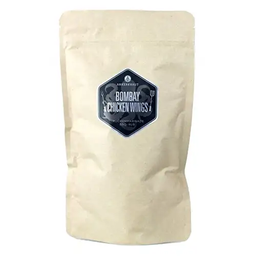 Bombay Chicken Wings, Curry Geflügel BBQ Rub, 250gr