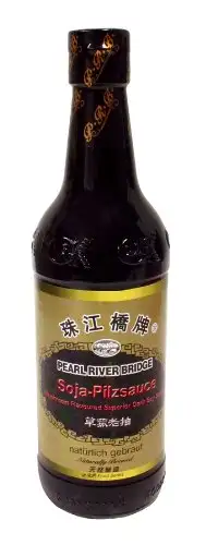 Dunkle Sojasauce mit Pilzaroma 500ml PRB Dark Soysauce Mushroom Flavoured