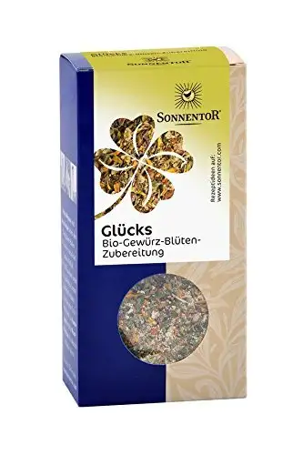 GLÜCKS Bio Gewürz Blüten Zubereitung SONNENTOR 2 x 35g (im günstigen Doppelpack)