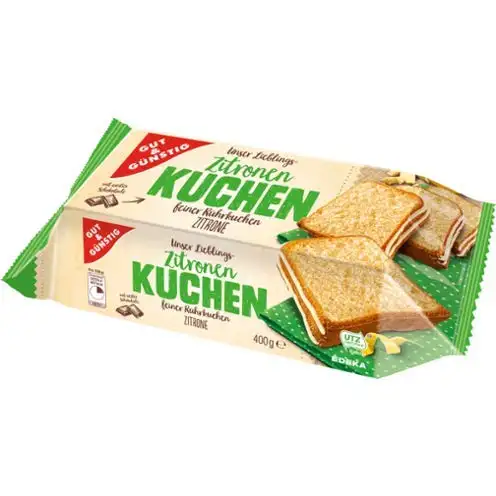 Gut und Günstig Zitronenkuchen, 3er Pack (3 x 400g)