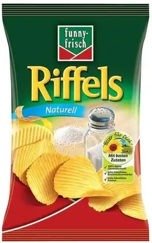 Funny-Frisch Riffels Naturell (10x 150g Tüten)