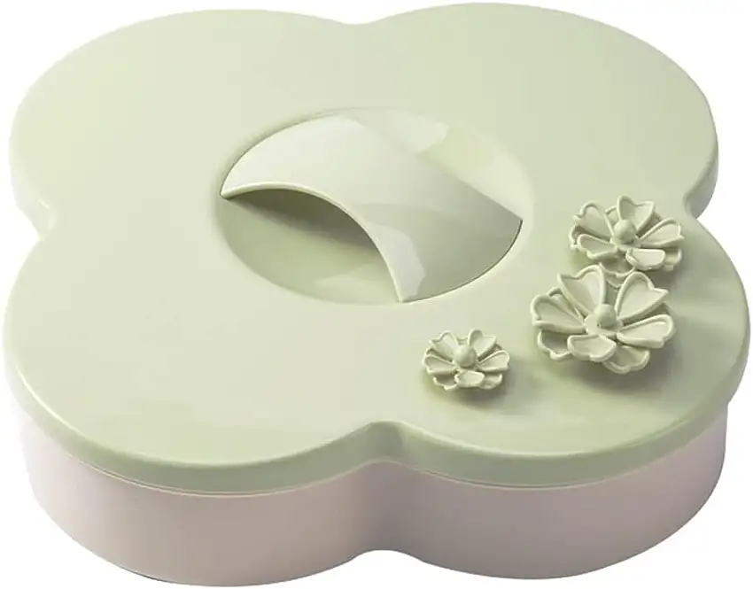 Obstkorb Gitter mit Deckel Obst Platte Nut Box Kunststoff Melone Samen Obst Platte Kreatives Wohnzimmer Home Candy Box Getrocknete Fruchtbox Dekorative Obstschalen für Zuhause