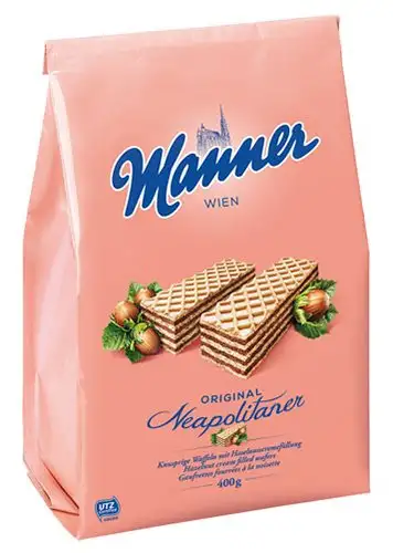 5x Manner - Schnitten Original Neapolitaner UTZ - 400g