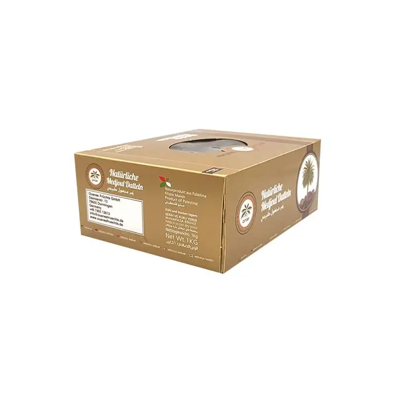 Medjool Datteln 1KG JUMBO | Datteln Medjool Premium Qualität | Natürlich getrocknet & Naturbelassen | Vegetarisch & Vegan | Reich an Fruchtfleisch | Königsdatteln mit Stein