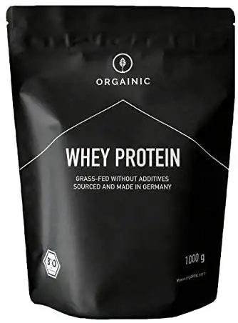 ORGAINIC | Natürliches Molkenprotein | biologisch zertifiziert, ohne Zusätze | Proteinpulver aus Deutschland | Weidehaltung | 1000 g