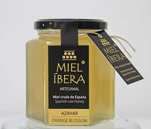 Orangenblüten Honig - Roher Honig aus Spanien - 100 % Natur - Feinste Qualität - Keine Massenproduktion - Hausgemacht - Feinkost - 500 gr
