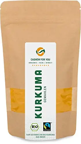 Bio Fairtrade Kurkuma | Kurkumapulver aus Indien (250g)