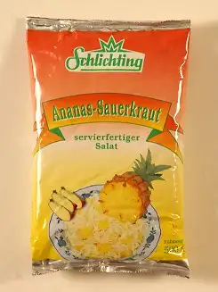 Ananas Sauerkraut 2x 500g Beutel (schonend gegart)