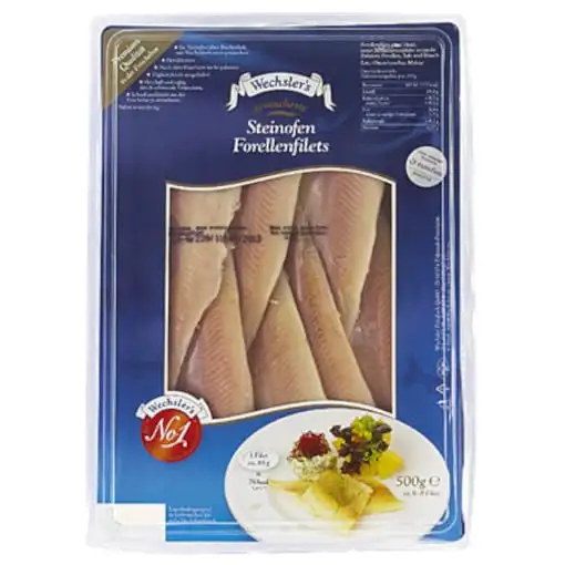 Wechsler Geräucherte Forellenfilets Steinofen, gekühlt - 500 g Packung