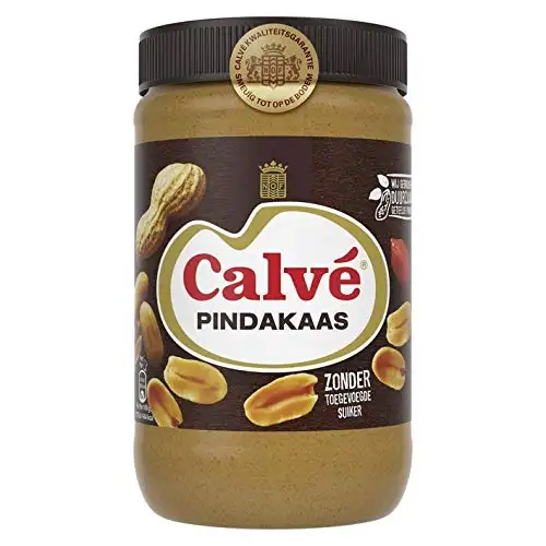 1 x 1000 Gramm Calvé Pindakaas Erdnussbutter Brotaufstrich, Peanut, Erdnusscreme, Glas*Spar*Angebot