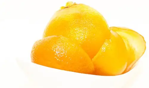 1001 Frucht Orangeat am Stück I Aromatische Kandierte Orangenschalen von Bitterorangen halbe Scheiben I Saftige Kandierte Früchte aus Italien I Backzutat für Christstollen Osterbrot uvm I 500 GR