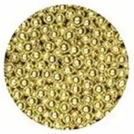 Zuckerperlen Goldfarben - 4mm (100g)