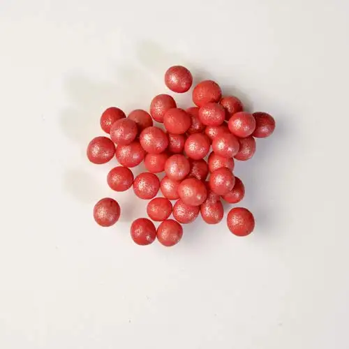500g Knusper Perlen, rot