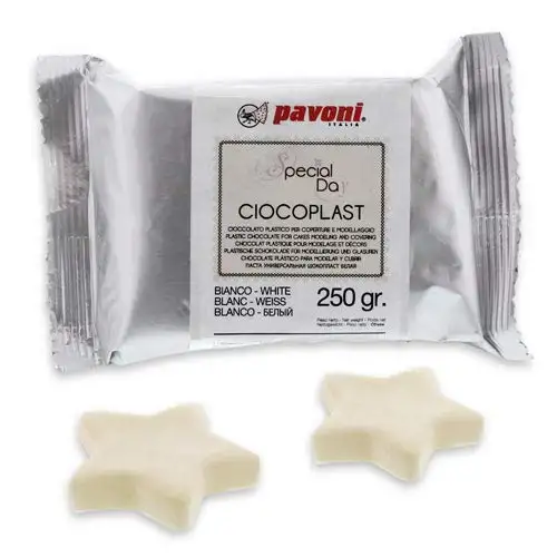 Pavoni Italia Fondant aus Schokolade 250g, weiß