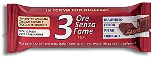 Detektiert 3 Packungen Einzeln Barrette Spezzafama - 3 Stunden ohne Fame Naturleiste mit halben, Schokobraun (3x30 g)