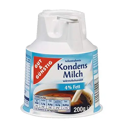 Gut & Günstig Kondensmilch 4%, 20er Pack (20 x 200g)
