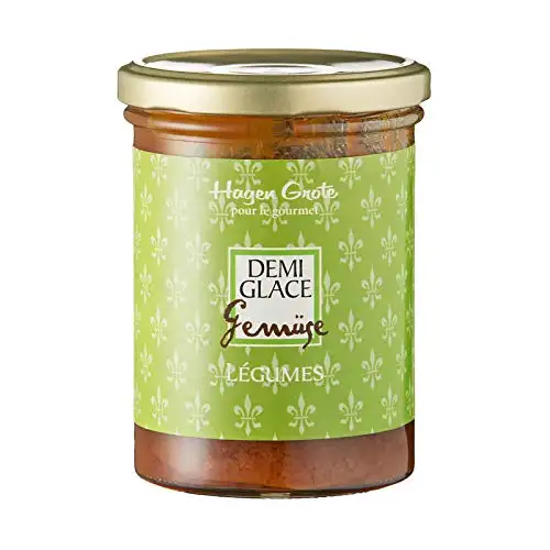 Hagen Grote Gemüse Demi Glace, 400 g Glas, hocharomatische, konzentrierte Grundsauce, auch für Suppen oder Ragout, rein natürlich, sehr ergiebig