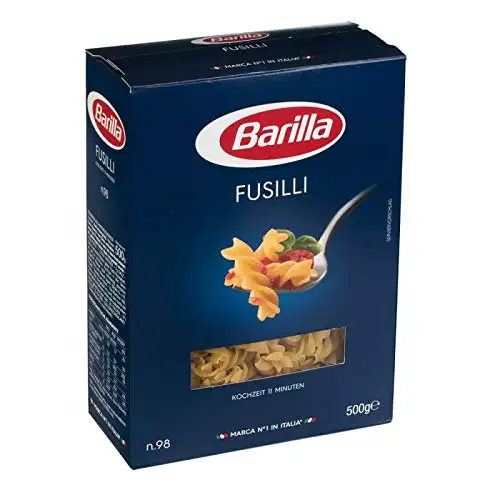 Barilla Barilla Pasta Fusilli Nr 098 Hartweizengrieß 500g 70er Pack