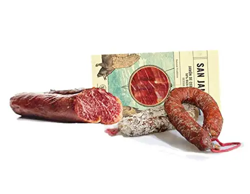 Ibéricos Geschenkkorb mit Jamón, Salchichón, Chorizo und Lomo
