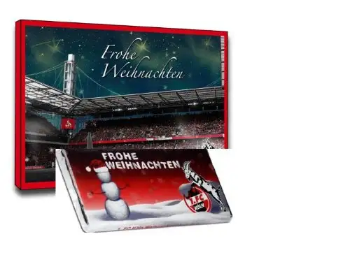 1. FC Köln Bundesliga Adventskalender + Tafel XXL Weihnachtsschokolade