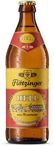 Flötzinger Bräu Hell (Mehrweg) (18 Flaschen | auch als 9er, 12er, 18er oder 30er Box), gebraut von Flötzinger Bräu