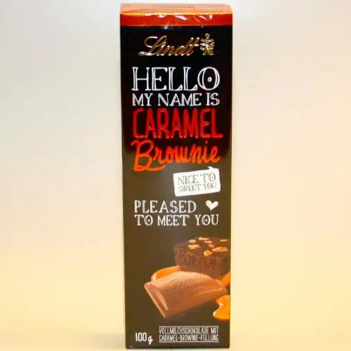 Lindt&Sprüngli GmbH, Lindt Hello Caramel Brownie 2x100g Tafeln