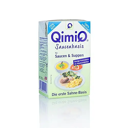 QimiQ Saucenbasis Natur, für sämige Suppen & Saucen, 15% Fett, 250g TETRA