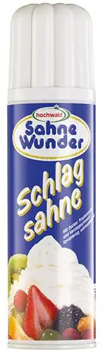 6x Hochwald - Sahnewunder, sprühfertige Schlagsahne - 250ml