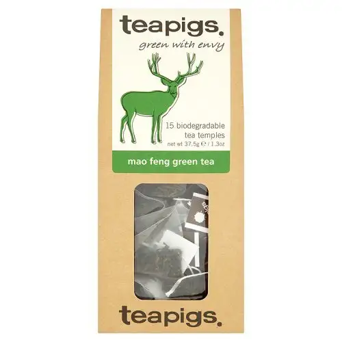 teapigs mao feng grüner tee 15 tempel, 1er Pack (1 x 62 g)