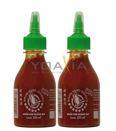 2er-Pack - FLYING GOOSE Sriracha Hot Chilli Sauce [2x 200ml] Scharfe Chillisauce