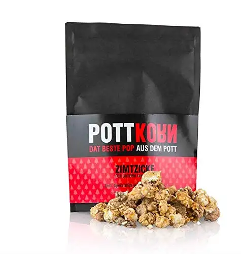 Pottkorn - Zimt Zicke, Popcorn mit Zimt, Spekulatius, Bratapfel (Saisonartikel), 150 g