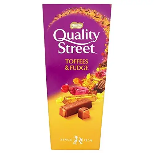 Nestle Quality Street Toffee & Fudge Karton 240g - Geschenkverpackung