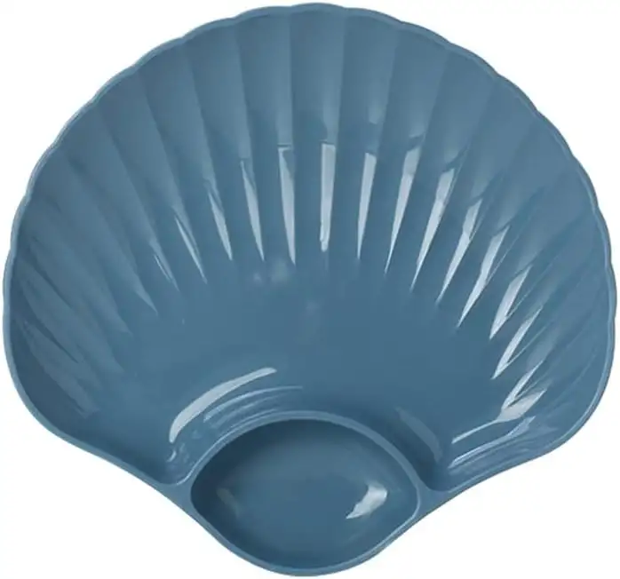 GJRFYJ Keramikschale Zubehör Multifunktions-Obstteller Mehrzweck-kreatives Snack-Tablett Kunststoffschale Form Teller Geschirr (Color : C, Size : 18 x 17x 2.5cm)