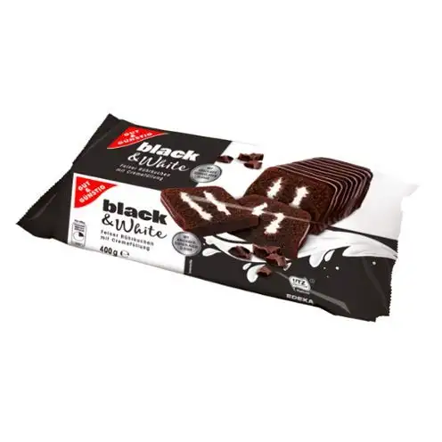 Gut und Günstig Black & White Kuchen, 6er Pack (6 x 400g)