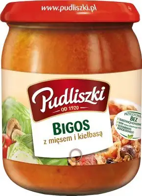 PUDLISZKI Bigos Sauerkrauteintopf mit verschiedenen Fleisch- und Wurstsorten 500 g