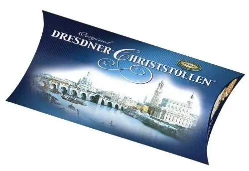 Vadossi "Original Dresdner Christstollen" im Karton verpackt, 500 g