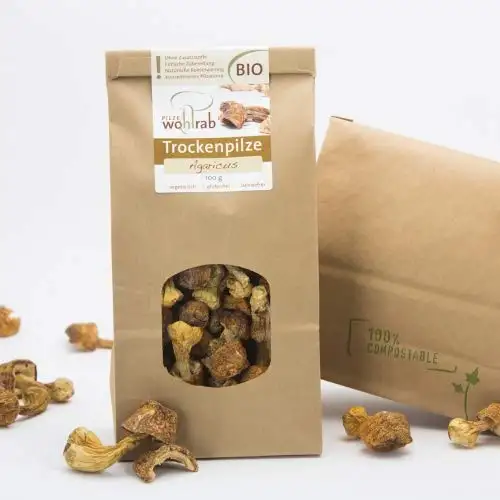 Agaricus blazei getrocknet BIO Größe 100g