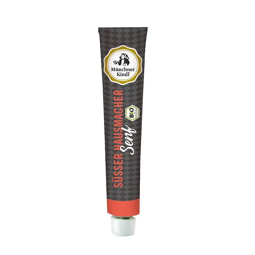 Münchner Kindl Senf Bio Süßer Hausmacher Senf Tube (2 x 100 ml)