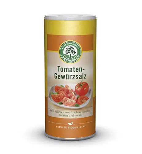 Lebensbaum Tomaten-Gewürzsalz in der Streudose (150 g) - Bio
