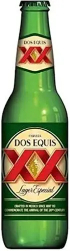 Premium Helles Bier aus Mexiko, Flasche 355ml - Cerveza DOS EQUIS XX Lager Especial, 4,5% vol